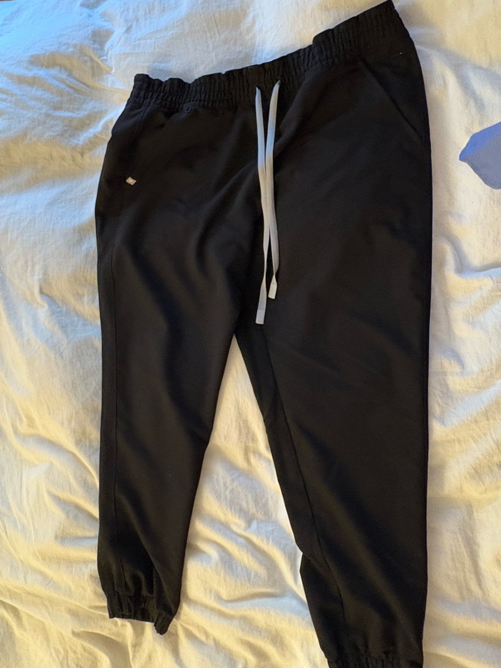 FIGS Black Jogger Scrub Pants Petite